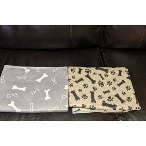 Pee Pads for Dogs Reusable Washable 2 Pack Well Made Dog Training Waterproof Pet